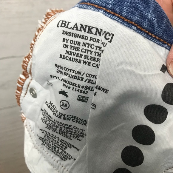 BLANK NYC JEAN SHORTS - Picture 6 of 6